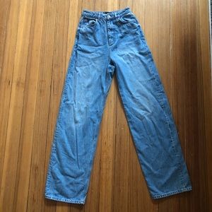 Wide Leg High Waisted ASOS Blue Jeans